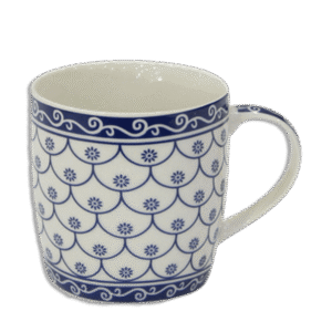 Blue Patterned Mug