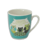 Blue & White Designed Mug