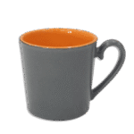 Grey & Orange Matt Mug