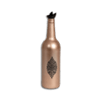 Herevin 0.75L Gold Metallic Design Oil Bottle