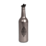 Herevin 0.75L Silver Metallic Design Oil Bottle