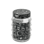 Herevin 1.4L Glass Jar with Designed Lid