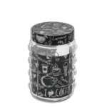 Herevin 1.4L Glass Jar with Designed Lid