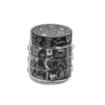 Herevin 1L Glass Jar with Designed Lid