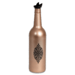 Herevin 1L Silver Metallic Design Oil Bottle