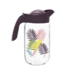 Herevin 1L Purple Glass Jug with Lid