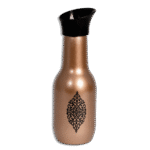Herevin 1L Water Bottle Gold Metallic Design