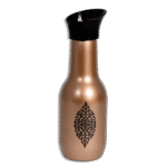 Herevin 1L Water Bottle Gold Metallic Design