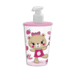 Herevin 340ml Bear Pink Soap Dispenser