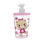Herevin 340ml Bear Pink Soap Dispenser
