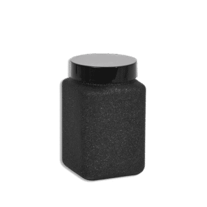 Herevin Black 1.5L Glass Jar