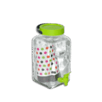 Herevin Colored 3L Squared Glass Dispenser