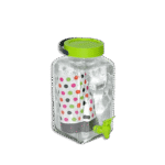 Herevin Colored 3L Squared Glass Dispenser