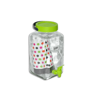 Herevin Colored 3L Squared Glass Dispenser