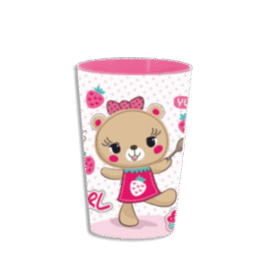 Herevin Pink Bear 340ml Cup