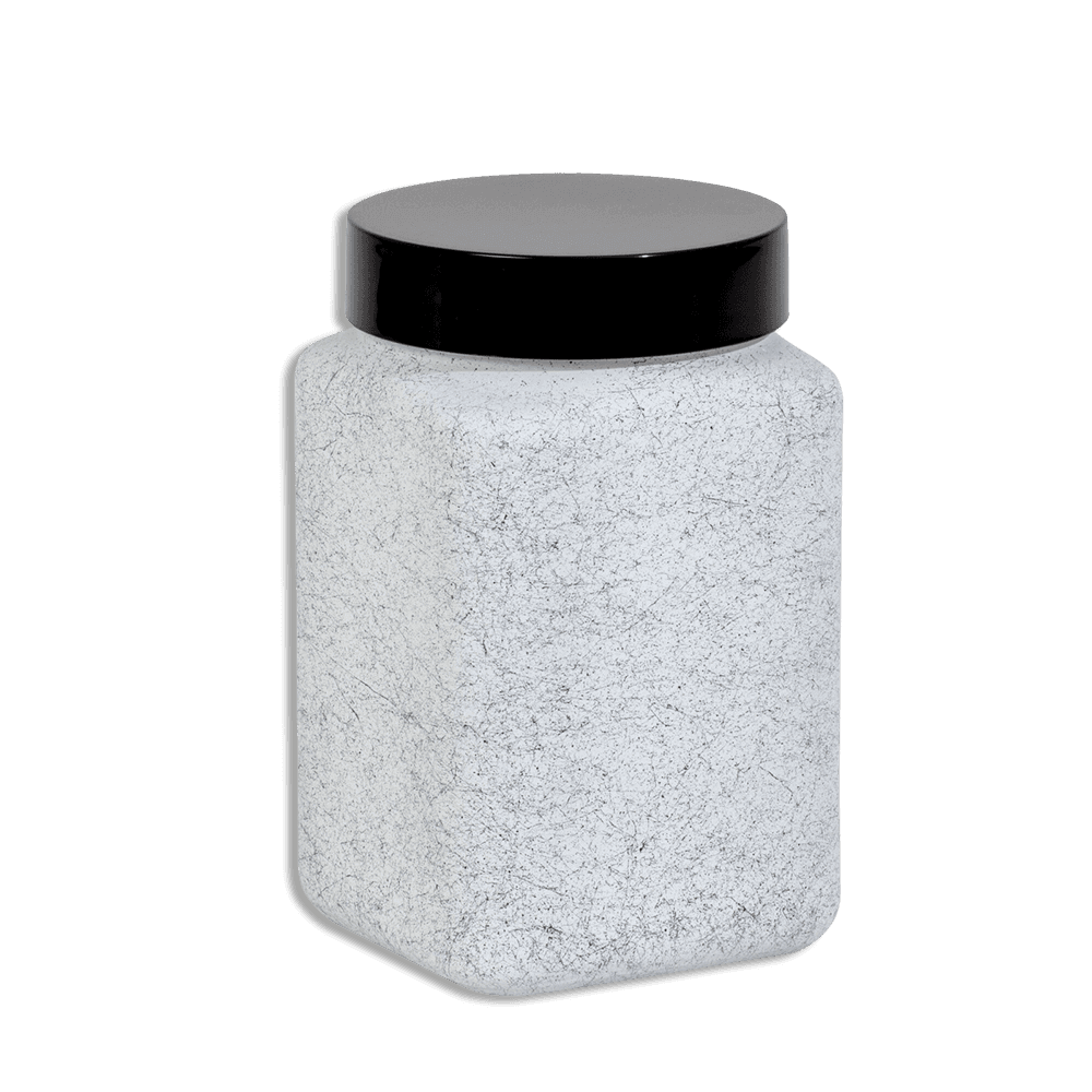 Herevin White 1.5L Glass Jar