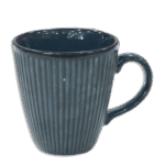 Lined Blue Mug