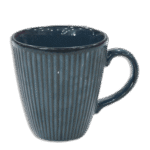 Lined Blue Mug