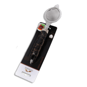Momaz Black Marble Tea Strainer