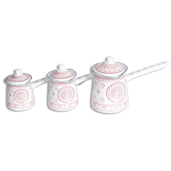 Momaz Pink Mandala Design Coffee Pots Set