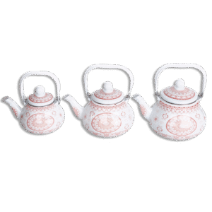 Momaz Pink Mandala Design Tea Pots Set