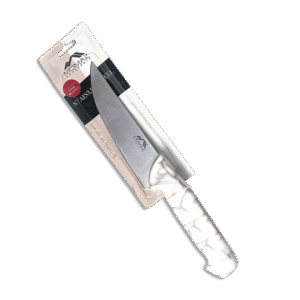 Momaz Stainless Steel White Marble Handle Knife