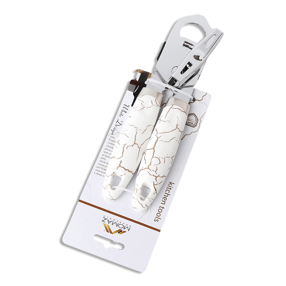 Momaz White Marble Can Opener