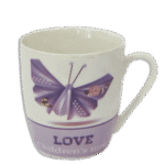 Purple Designed Mug