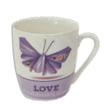 Purple Designed Mug