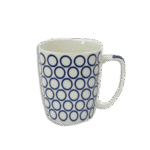 Squared Mug with Circle Design