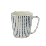Squared Mug with Dots Design