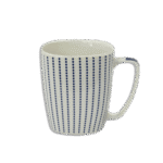 Squared Mug with Dots Design