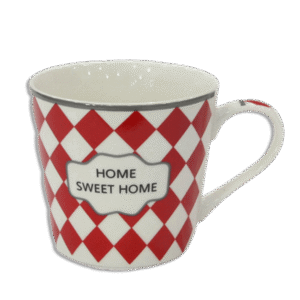 Sweet Home Red & White Mug