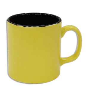 Yellow & Black Turkish Mug
