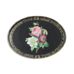 Black Oval Tray