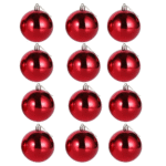Christmas Decoration Small 3cm Red Balls Set of 12pcs