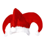 Christmas Red Clown-Like Hat