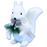 Christmas Standing White Squirrel