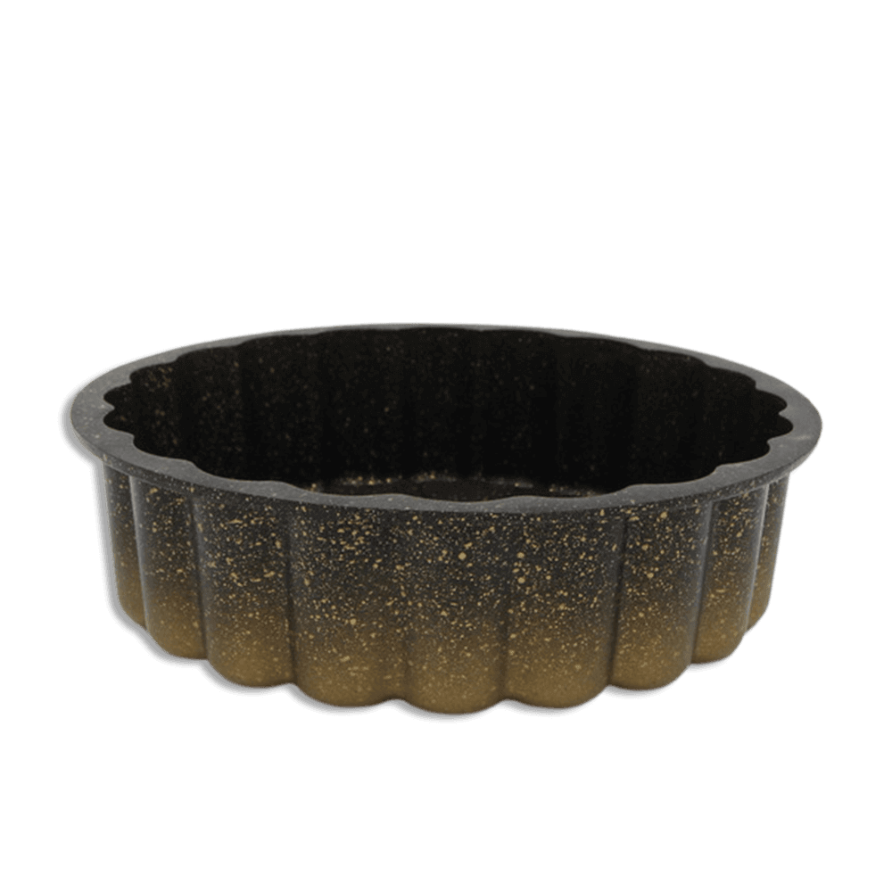 Grey & Yellow Granite Cake Pan