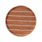 Kitchen Wooden 35cm Round Tray