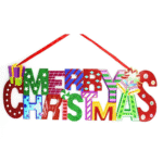 Merry Christmas Foam Door Hanger 50cm