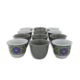 Momaz Set Of 12pcs Mandela Grey Coffee Cups