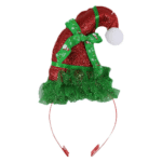 Red Glitter Santa Hat Headband