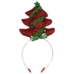 Red Glitter Tree Headband