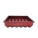 Red Granite Cupcake Pan Egg Shaped (2)