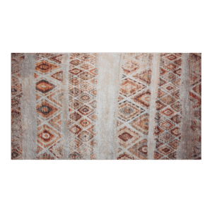 Turkish Brown & Beige Patterned Carpet 6 sizes