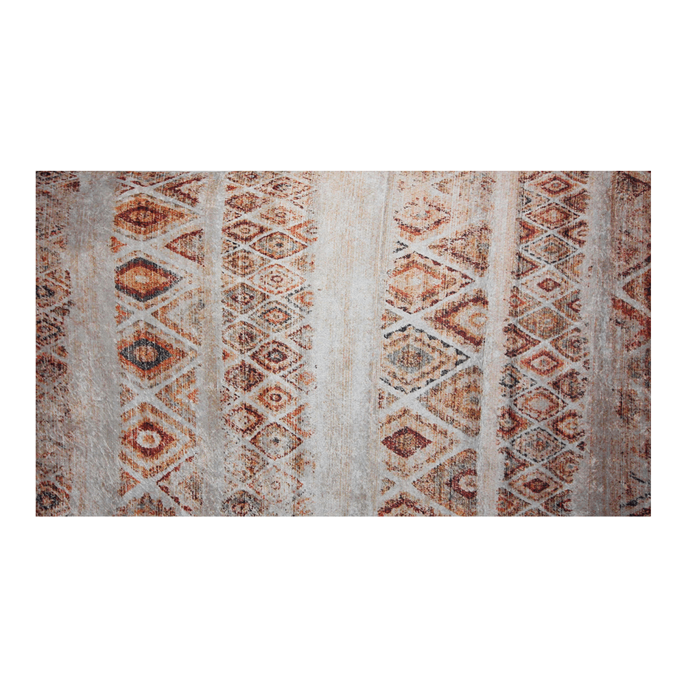 Turkish Brown & Beige Patterned Carpet (1)