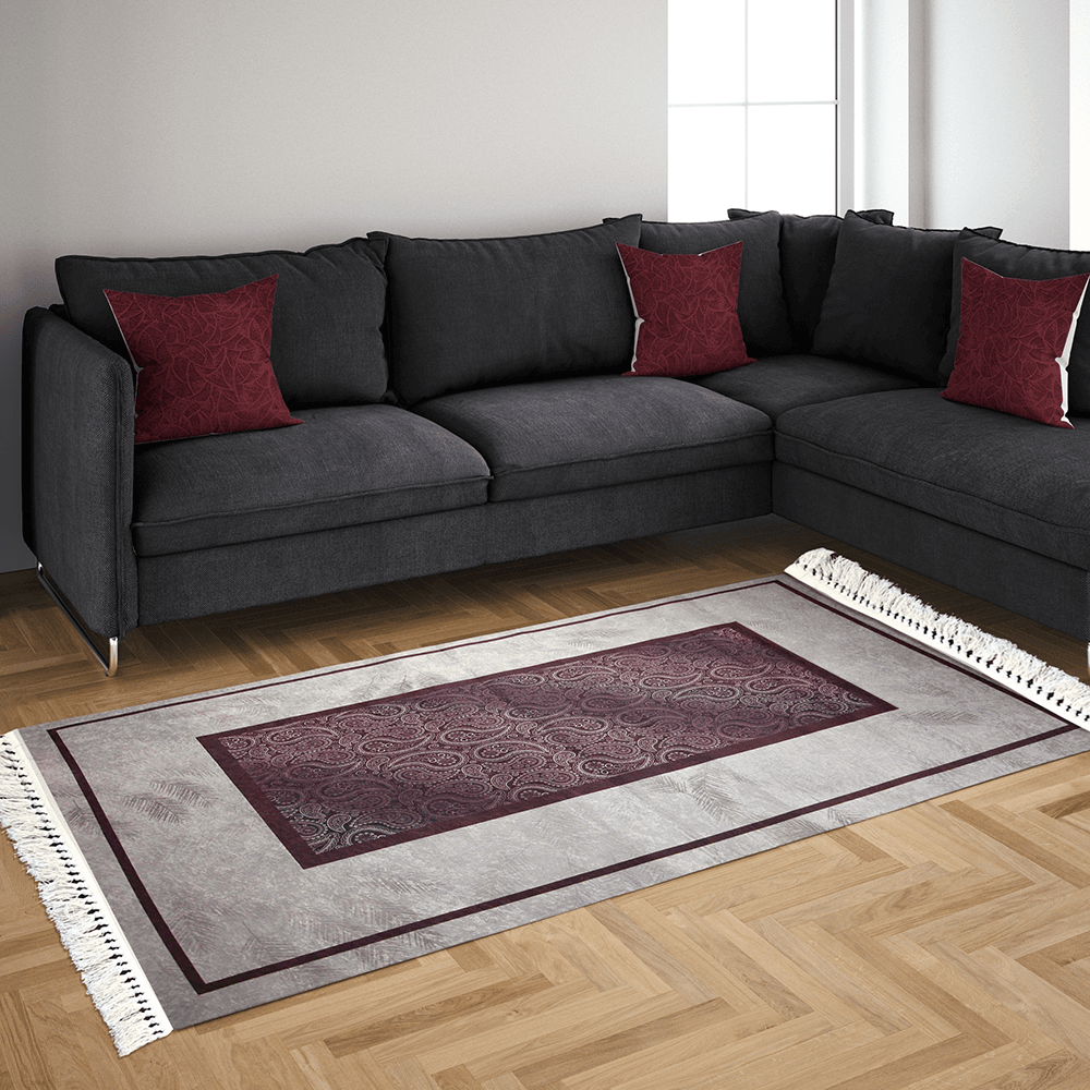 Turkish Dark Red Designed Crapet (2)