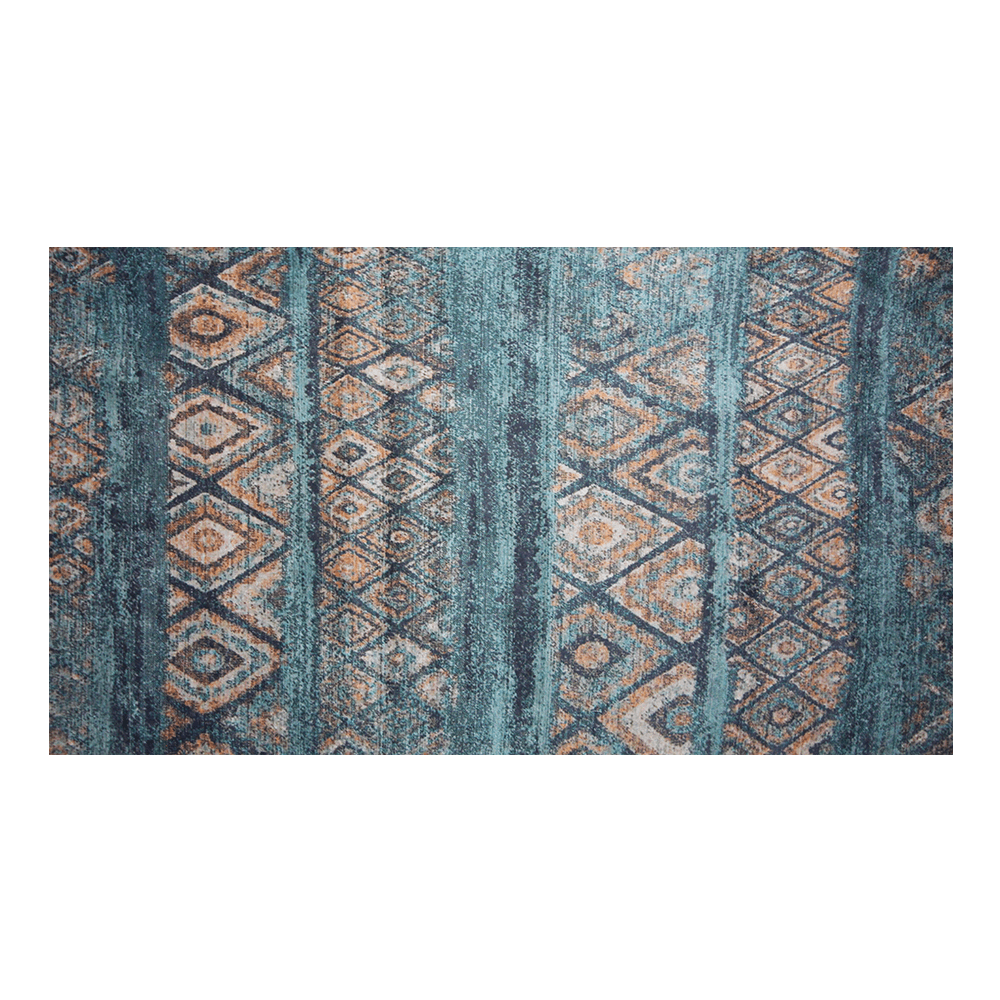 Turkish Turqouise Patterned Carpet (1)