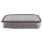 Beehome 1.65L Purple Rectangular Tupperware with Strainer